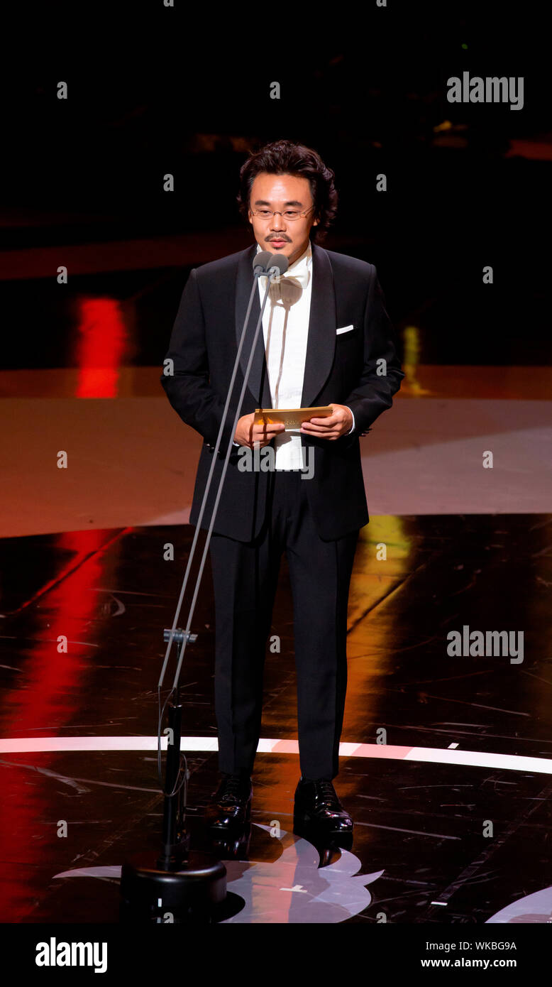 Kim In-Kwon, August 28, 2019 : South Korean actor Kim In-Kwon at the Seoul International Drama Awards 2019 in Seoul, South Korea. Credit: Lee Jae-Won/AFLO/Alamy Live News Stock Photo