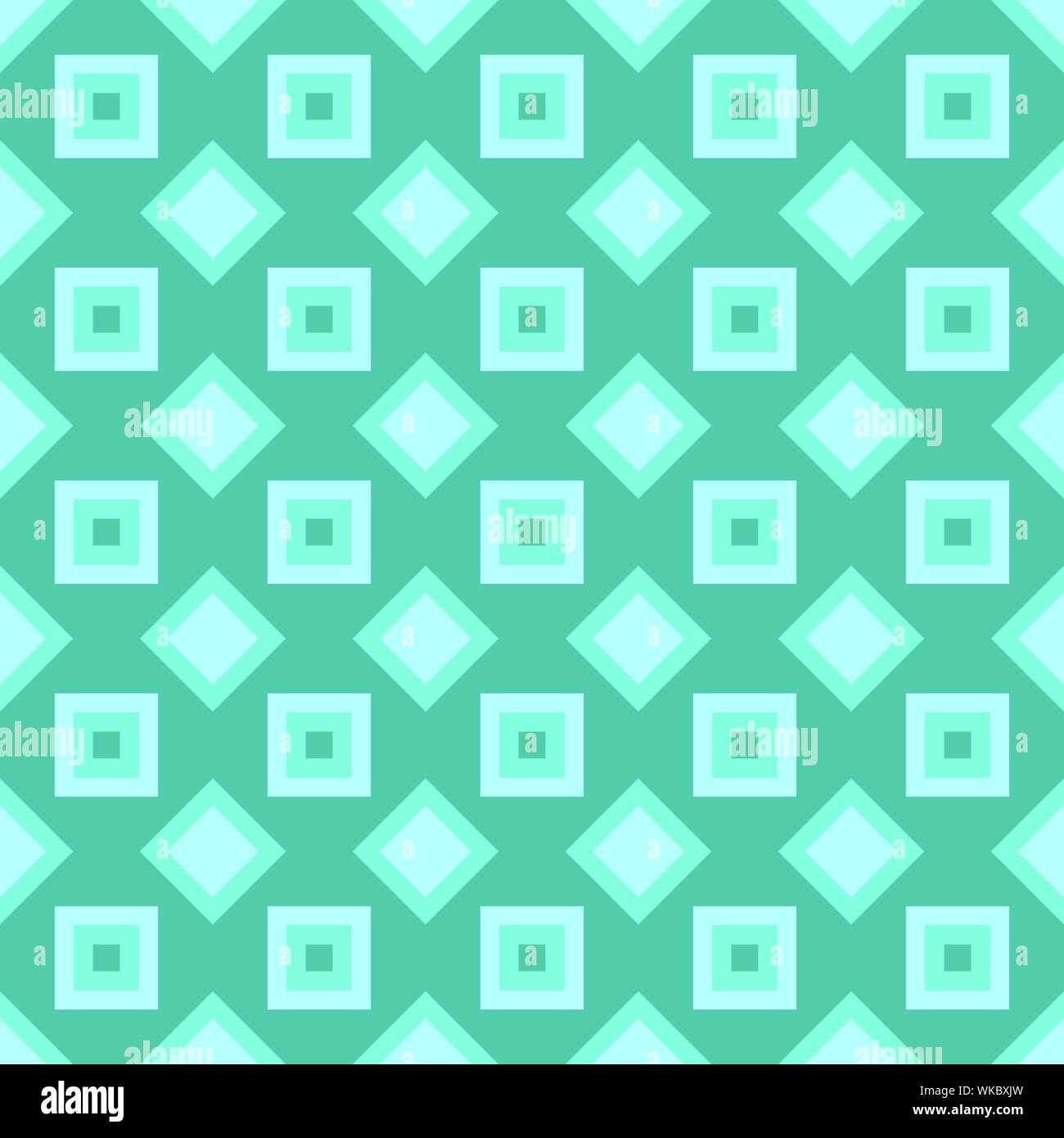 Simple seamless square pattern background - vector graphic design Stock Vector