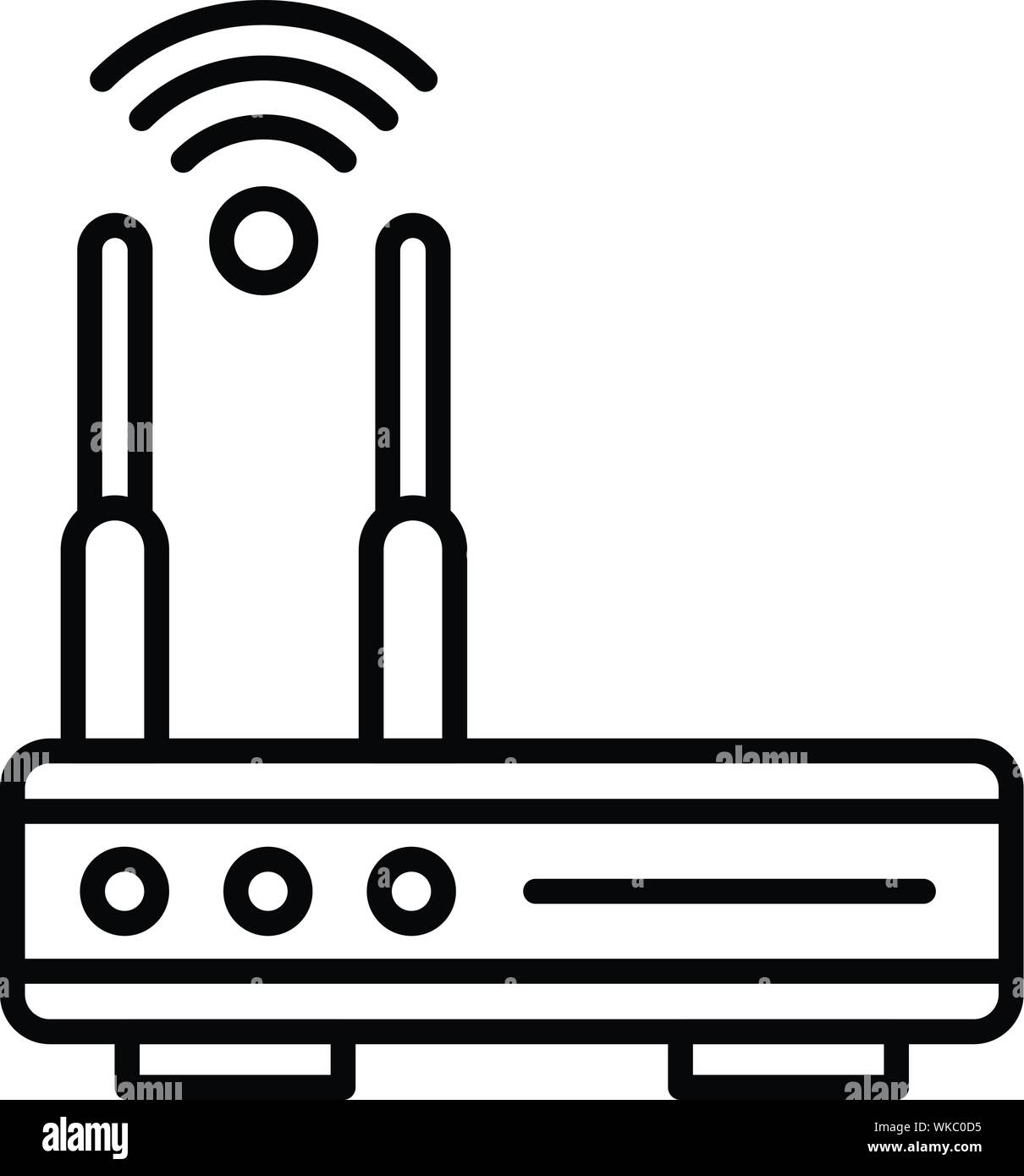 Router icon, outline style Stock Vector Image & Art Alamy