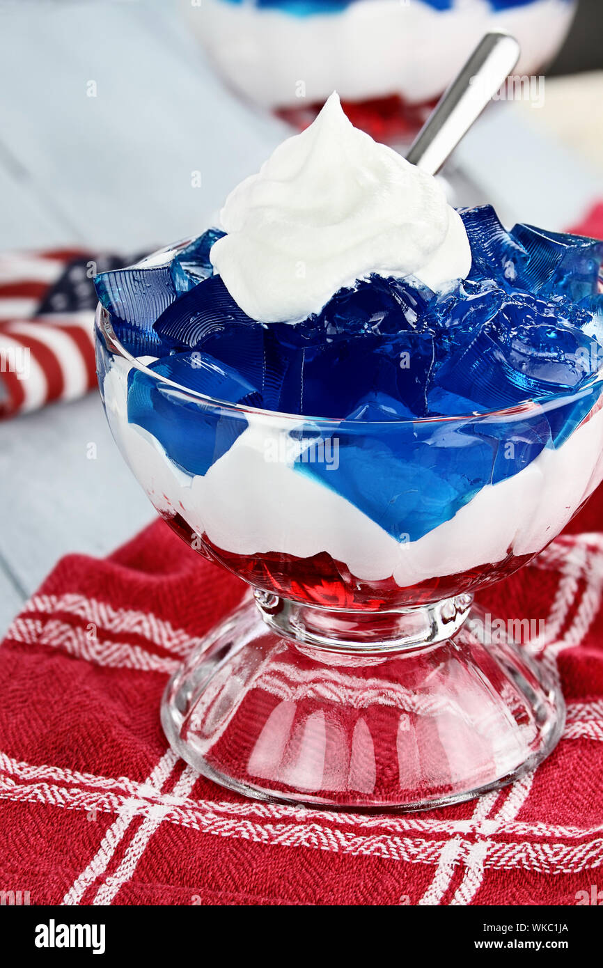 jello desserts for fourth of july