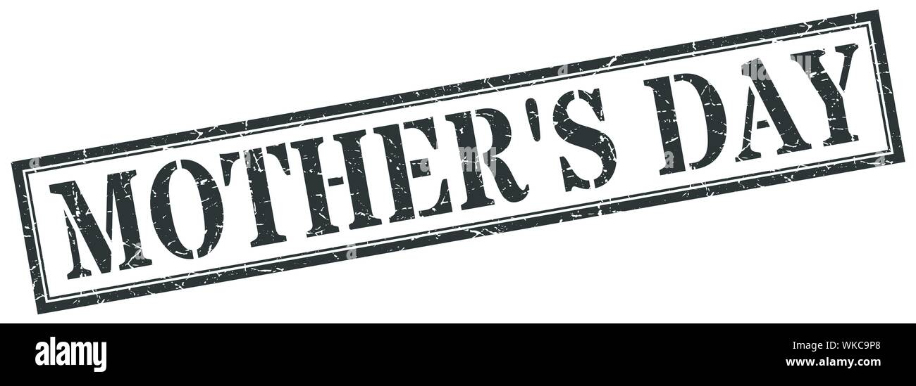mother's day stamp. mother's day square grunge sign. mother's day Stock ...