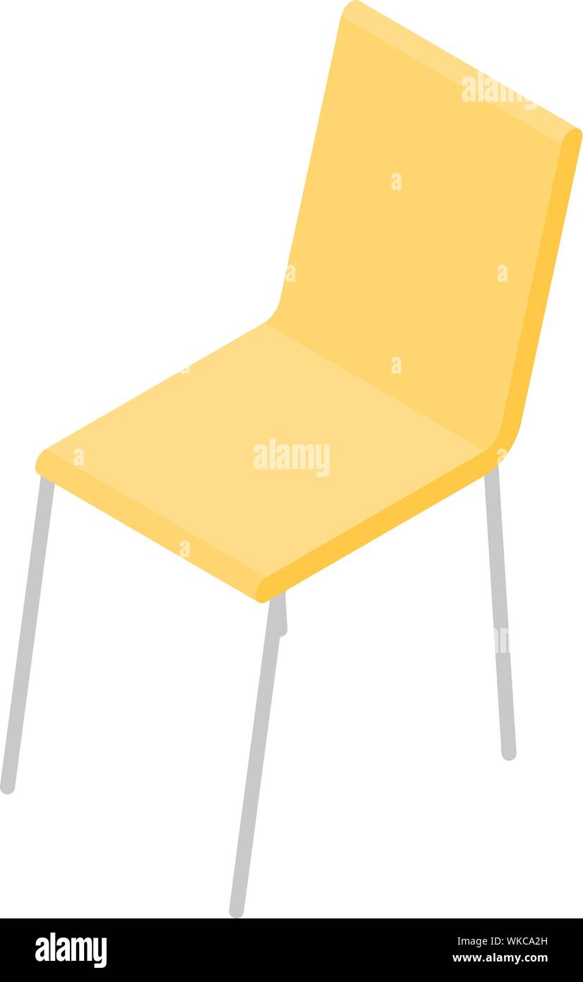 Plastic office chair icon, isometric style Stock Vector Image & Art - Alamy