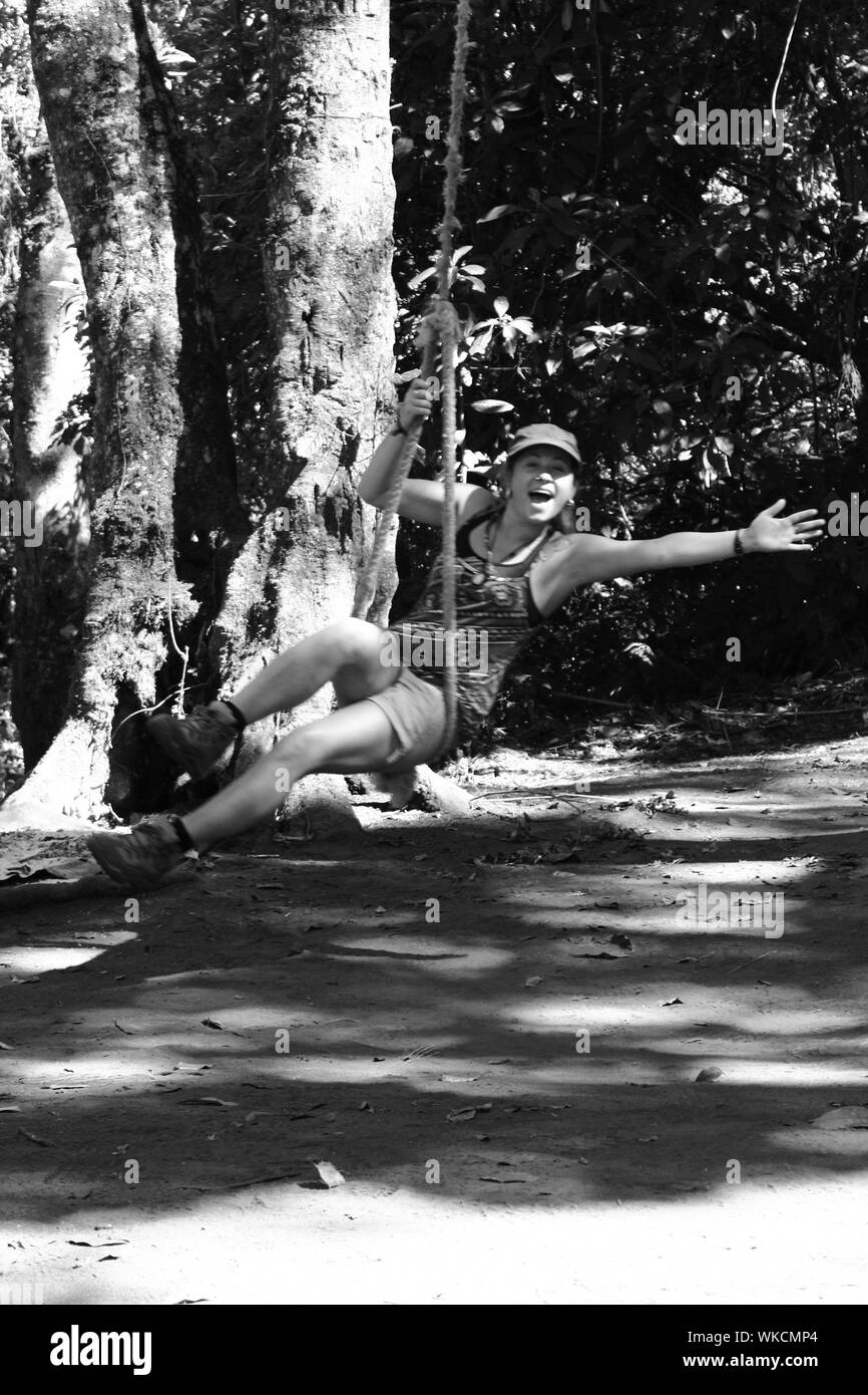Woman swinging arms High Resolution Stock Photography and Images - Alamy