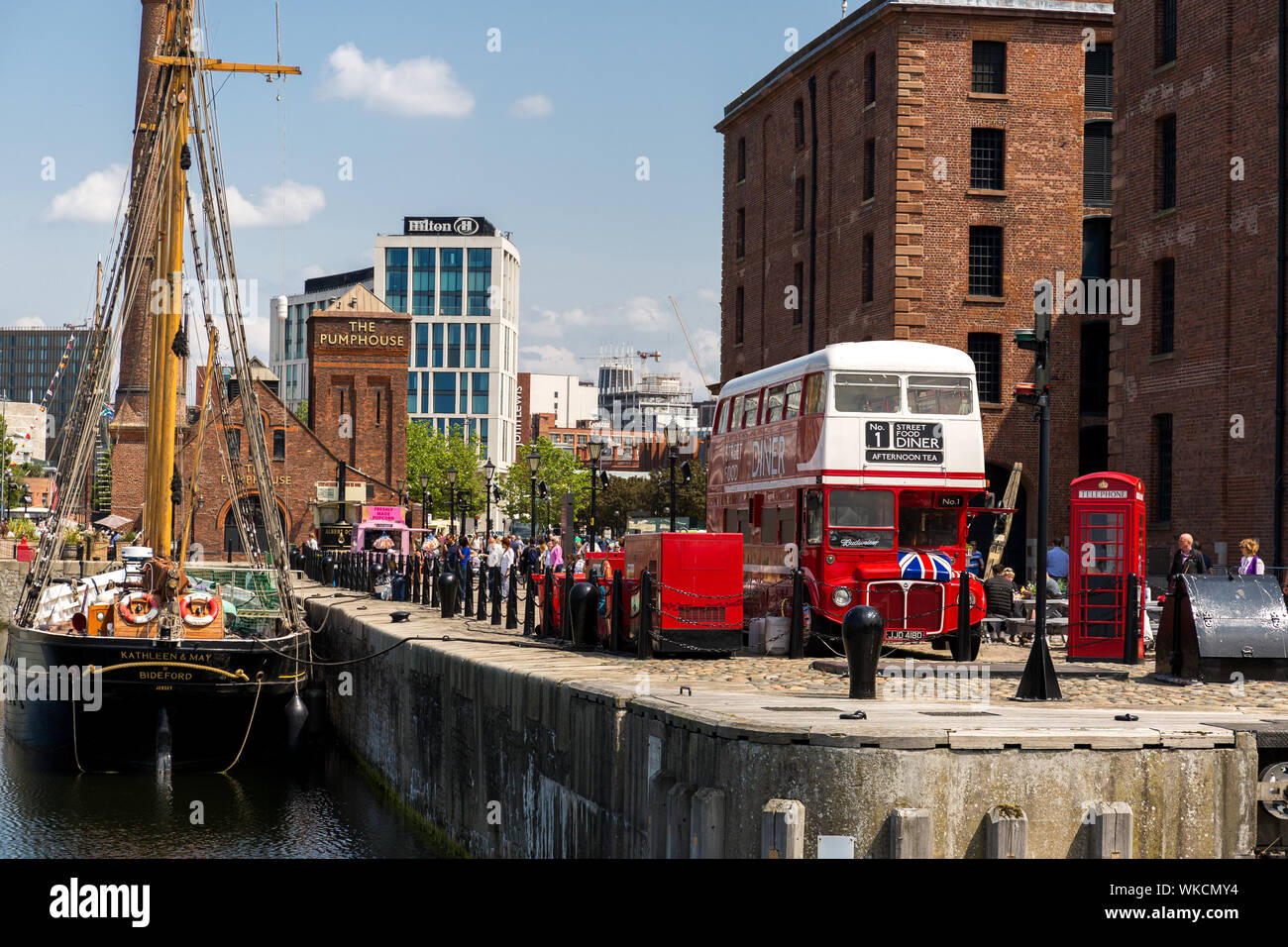 Merseyside Maritime Museum Liverpool docks England UK Stock Photo