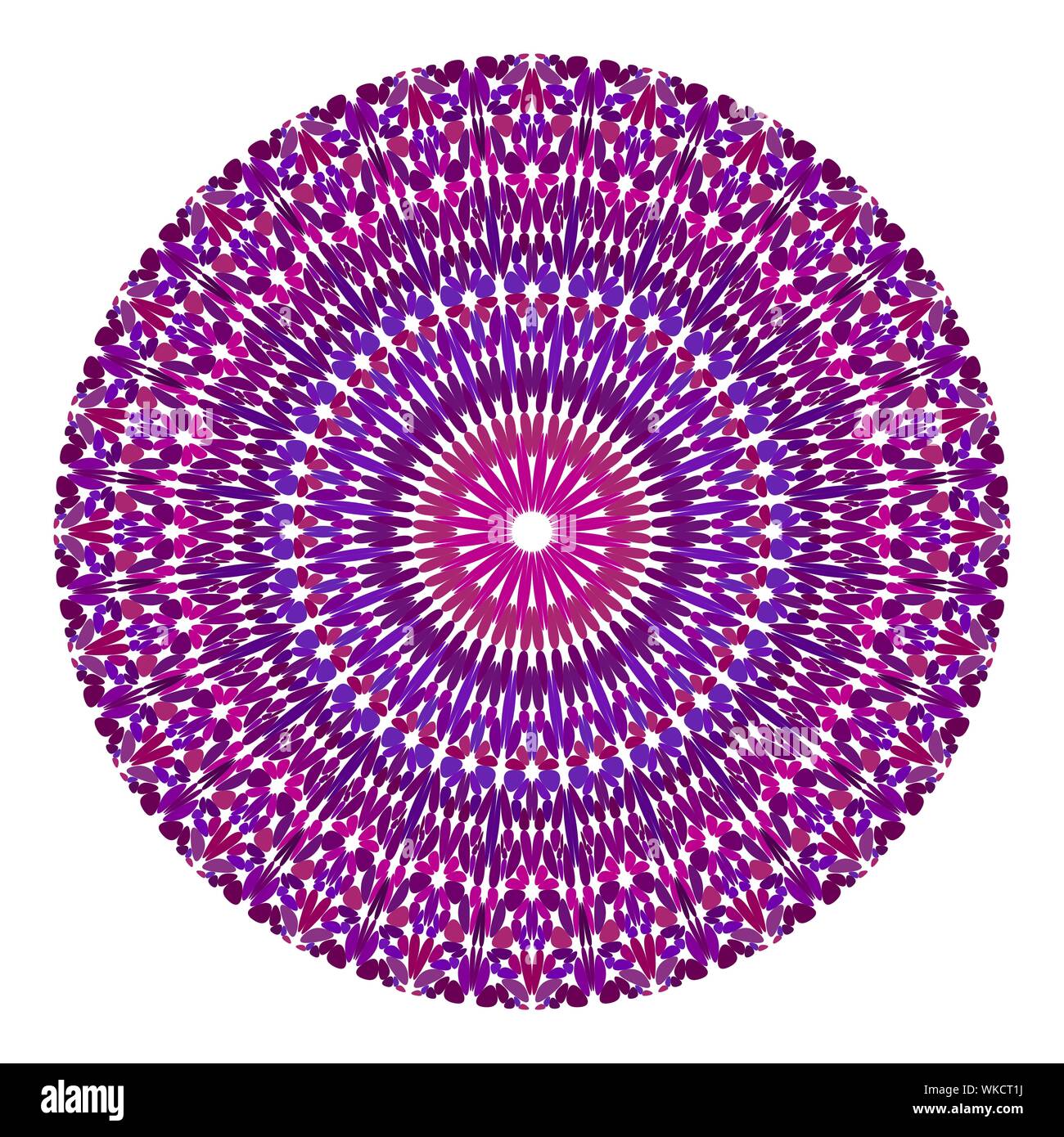 Floral mandala design - abstract circular vector graphic design Stock ...