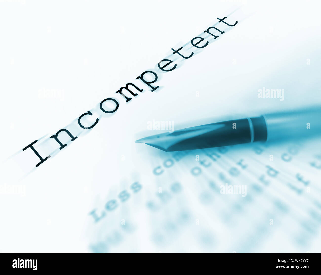 incompetent-word-displaying-unskilled-incapable-and-inexperienced-stock-photo-alamy