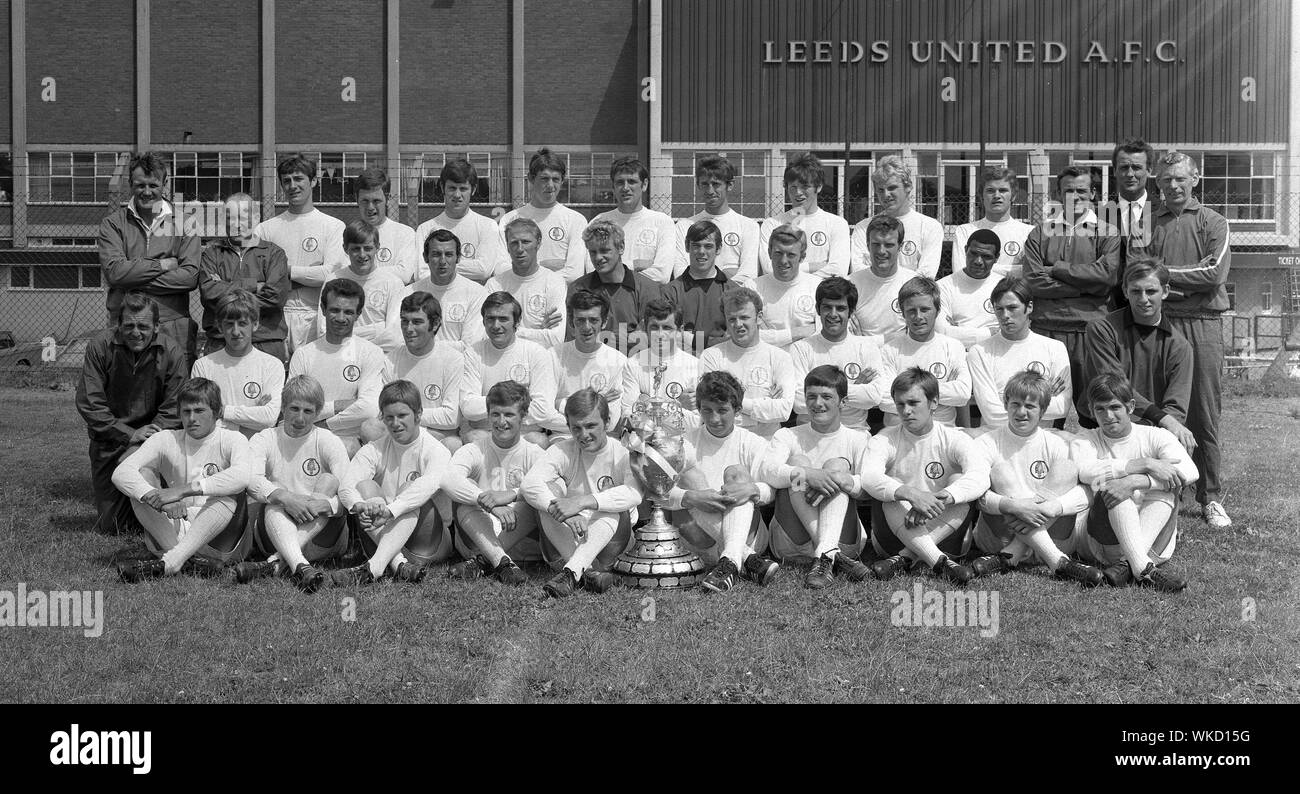 Leeds United 1969 Stock Photo