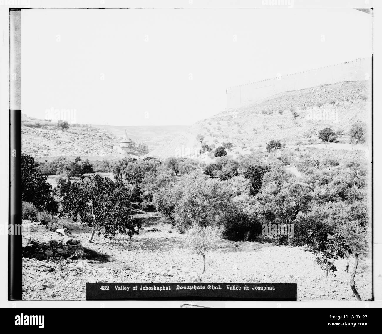 Jerusalem (El-Kouds). Valley of Jehoshaphat. Stock Photo