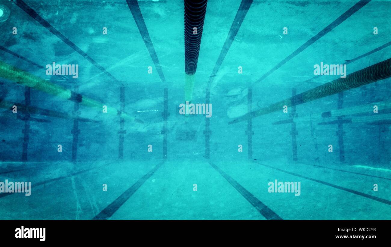 Pipes In Swimming Pool Stock Photo Alamy