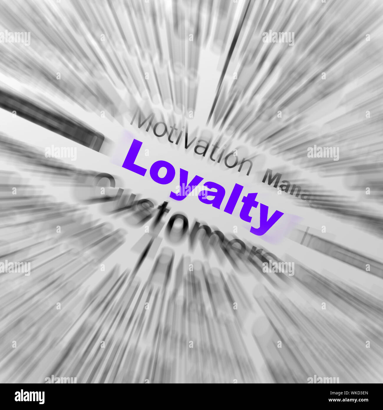 Loyalty Sphere Definition Displaying Honest Fidelity Integrity And
