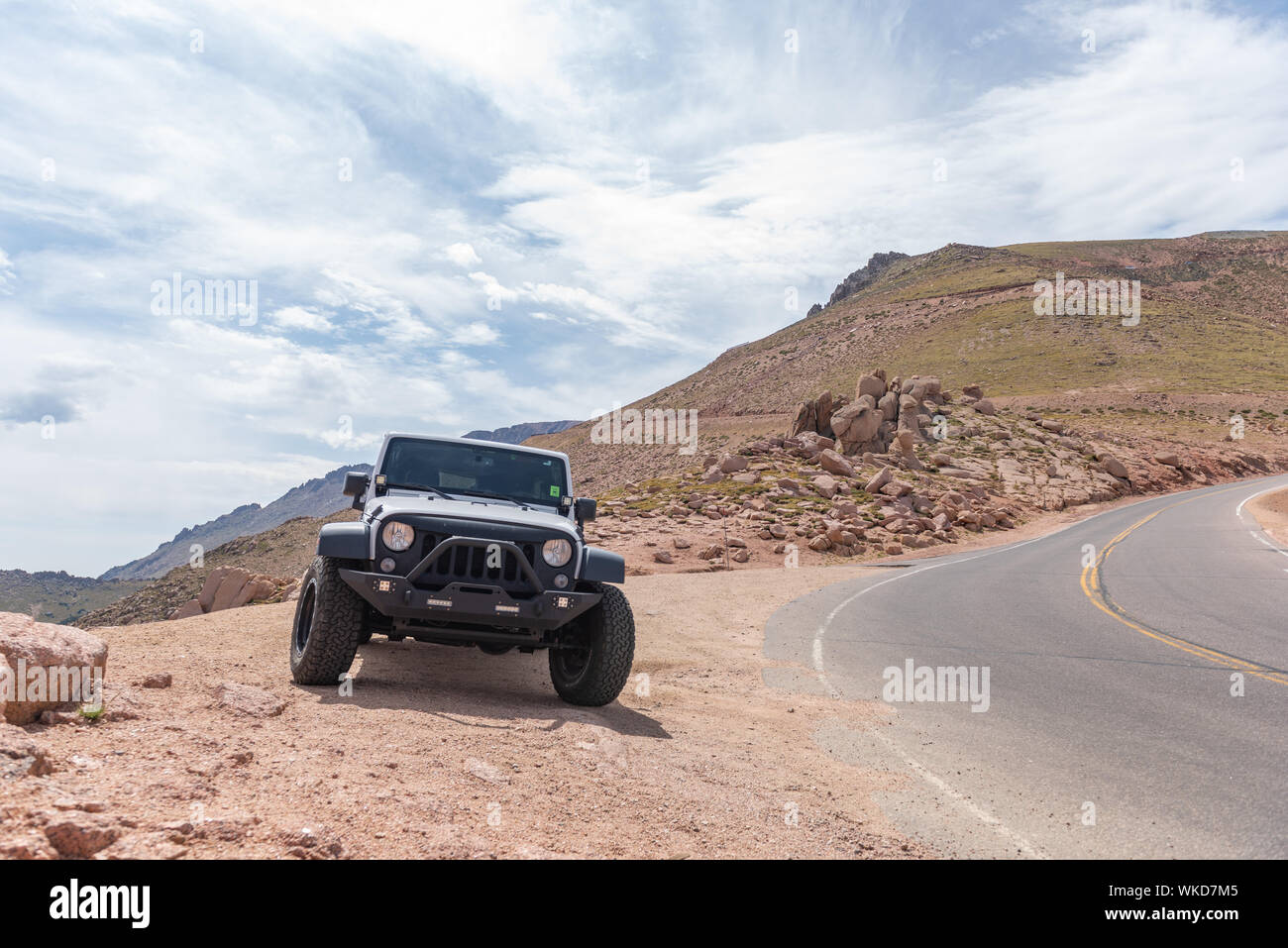 Off Road Jeep Stock Photo