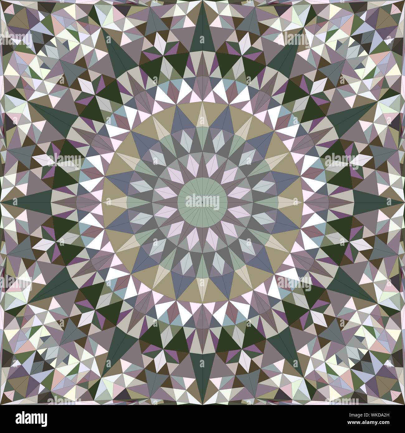 Triangle seamless abstract triangle mosaic kaleidoscope mandala pattern ...