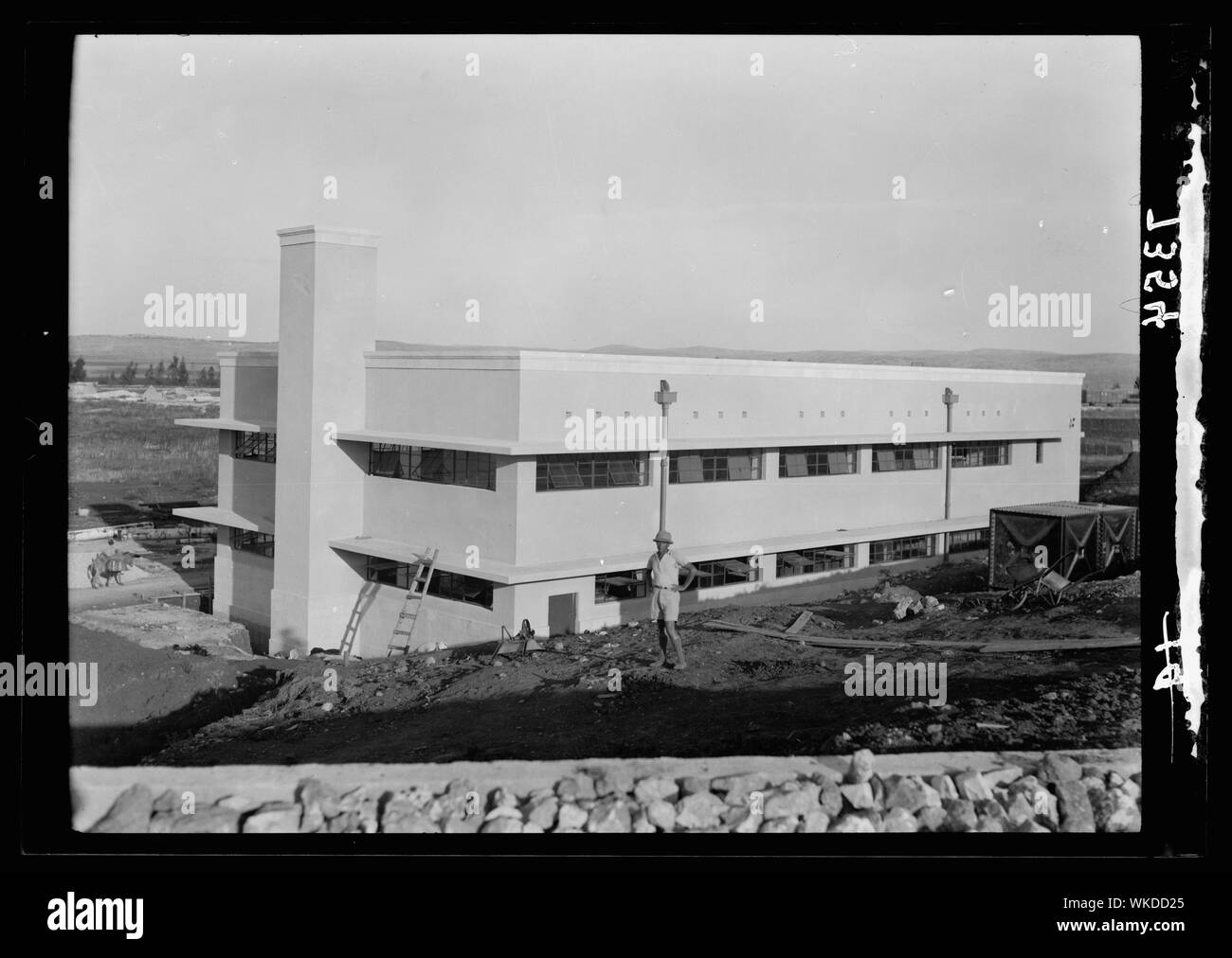 Jerusalem Water Works. Ras el Ain. Engine room interior Stock Photo Alamy