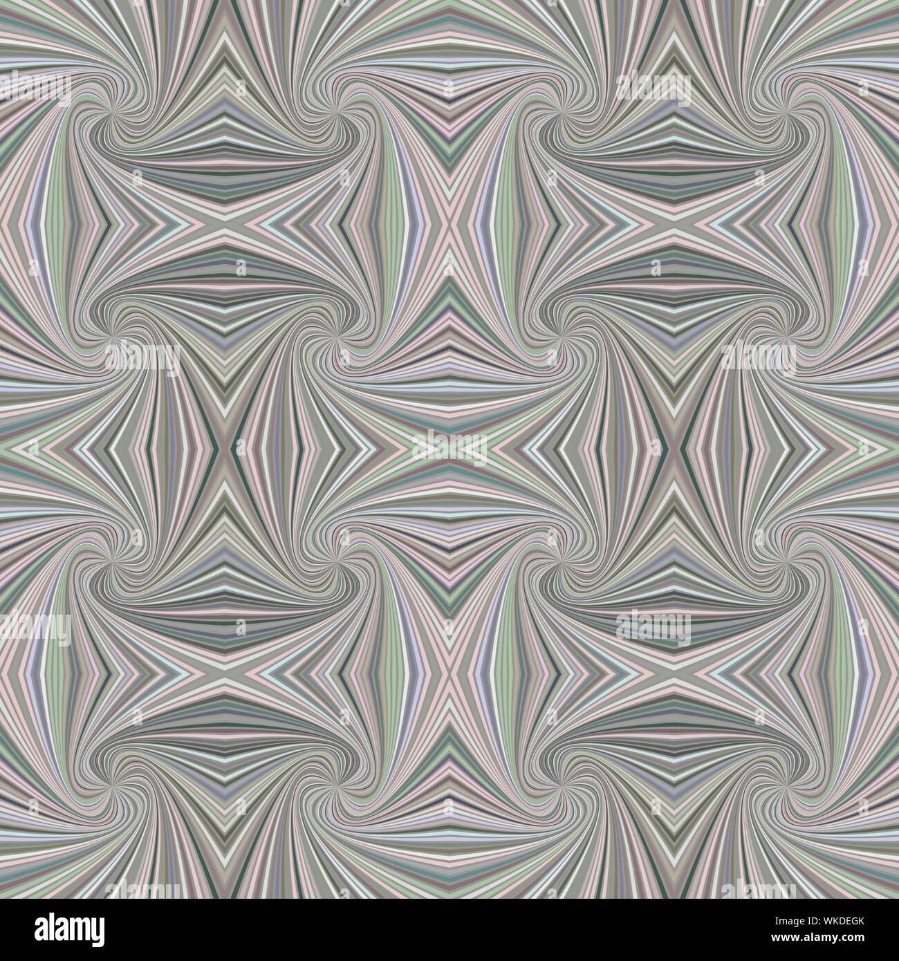 Colorful hypnotic abstract seamless striped spiral pattern background ...