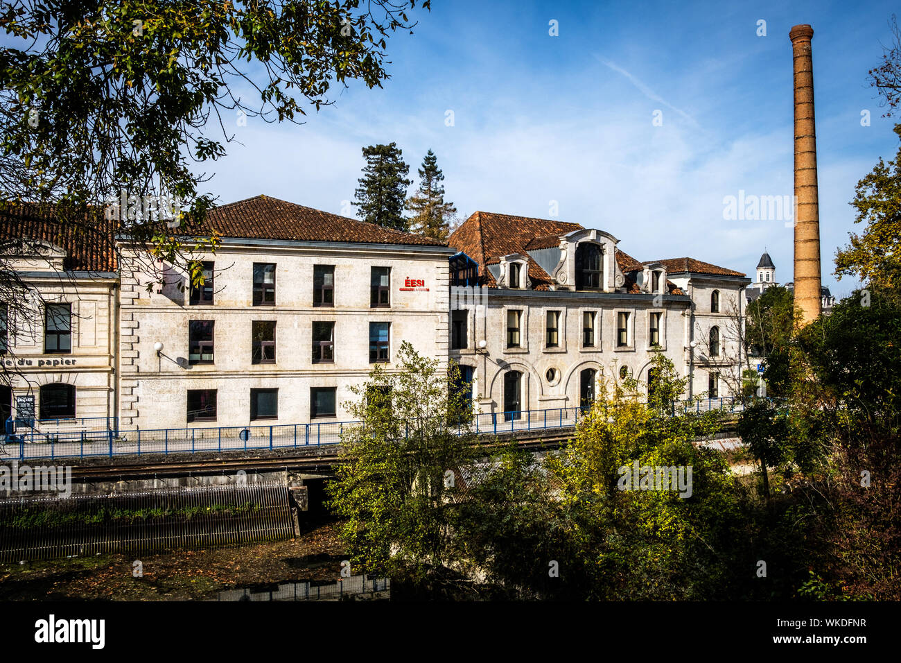Angouleme (western France): 'Ecole europeenne superieure de l'image, EESI', European School of Visual Arts, specializing in comic art on this site Stock Photo