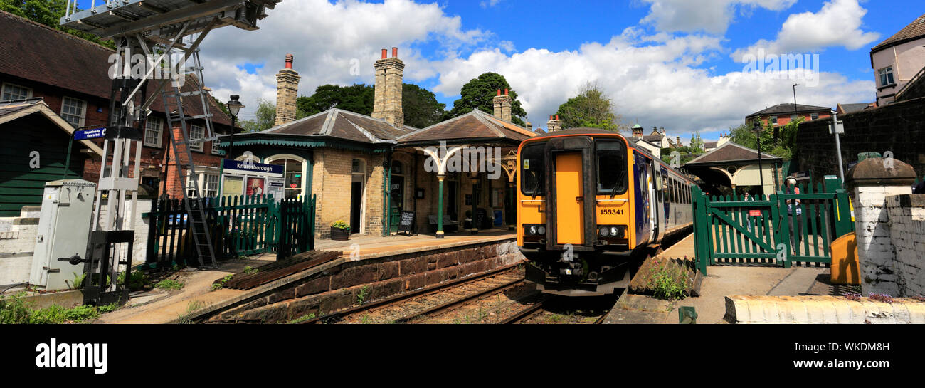 155 341 Northern Trains at Knaresborough station, North Yorkshire, England, UK Stock Photo