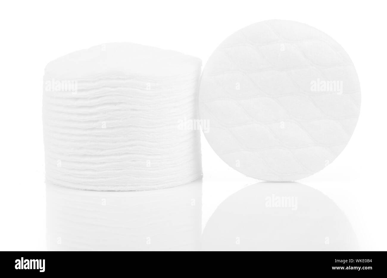 Cotton swabs isolated on white Stock Photo Alamy