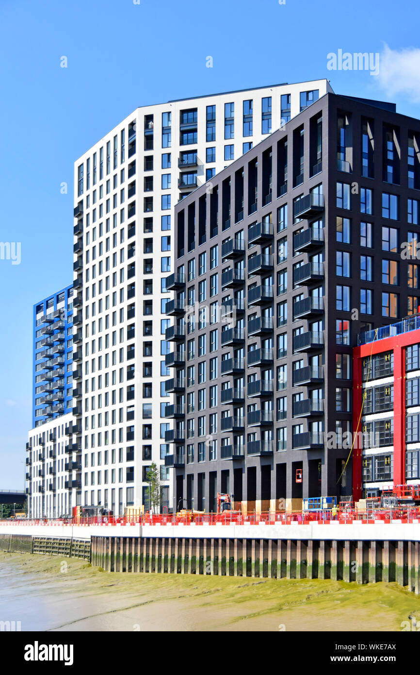 Brownfield site housing development apartments new homes & offices