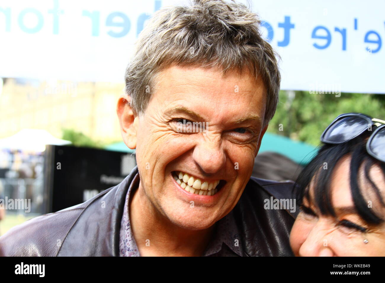 MATTHEW WRIGHT RADIO PRESENTER FOR TALK RADIO PICTURED AT COLLEGE GREEN,  WESTMINSTER, LONDON, UK ON THE 3RD SEPTEMBER 2019. THE WRIGHT STUFF TV SHOW.  TELEVISION PRESENTER. ALEXANDER MATTHEW WRIGHT. MATHEW WRIGHT Stock