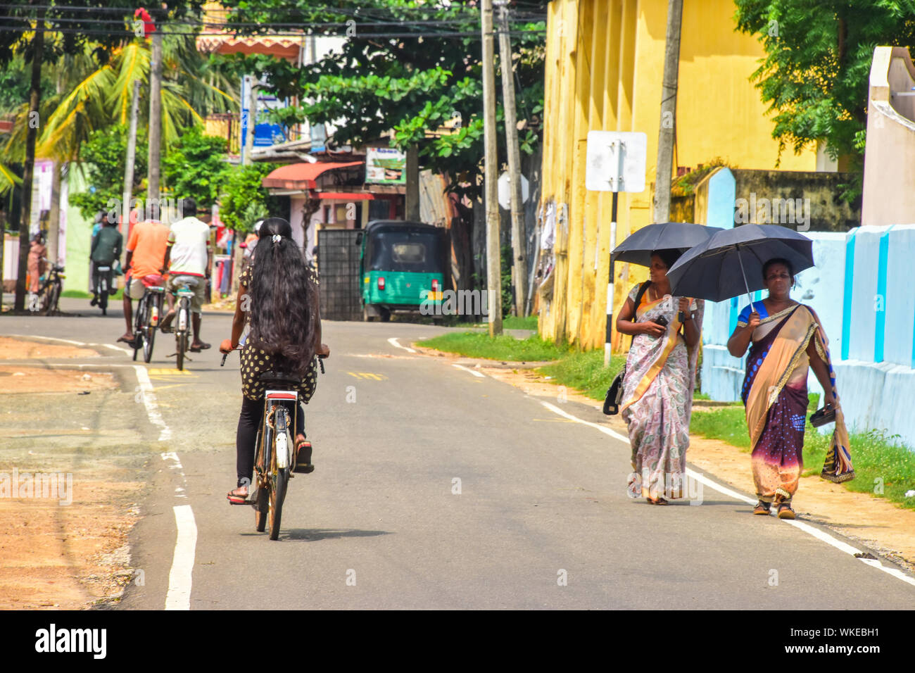 Jaffna street scene, Jaffna Town, Jaffna, Sri Lanka Stock Photo Alamy