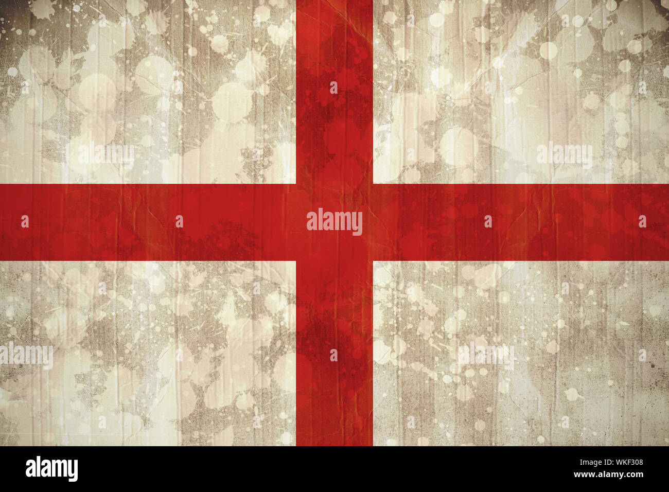 Digitally generated england flag in grunge effect Stock Photo - Alamy