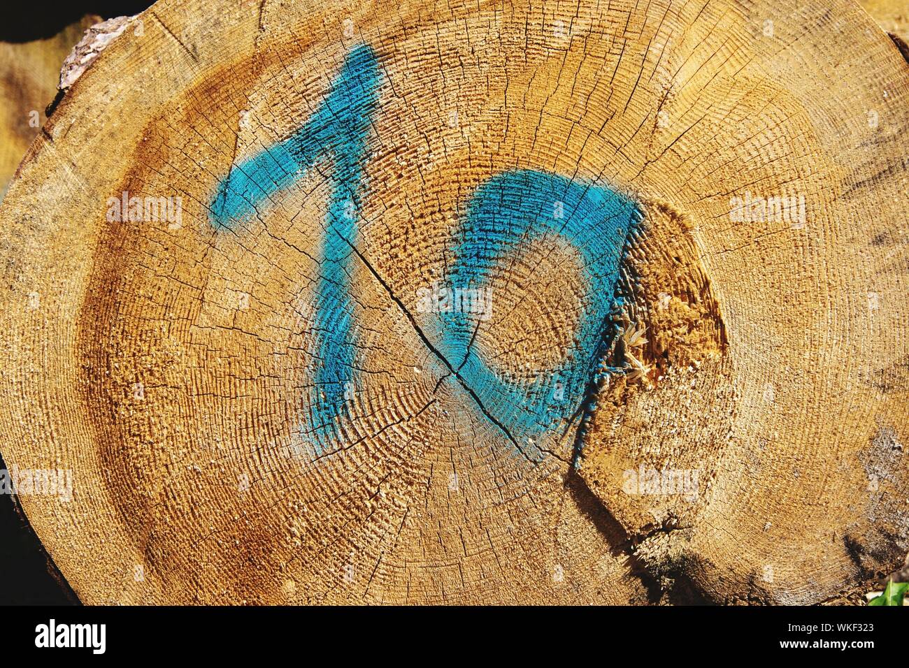 Wood numbers hi-res stock photography and images - Alamy