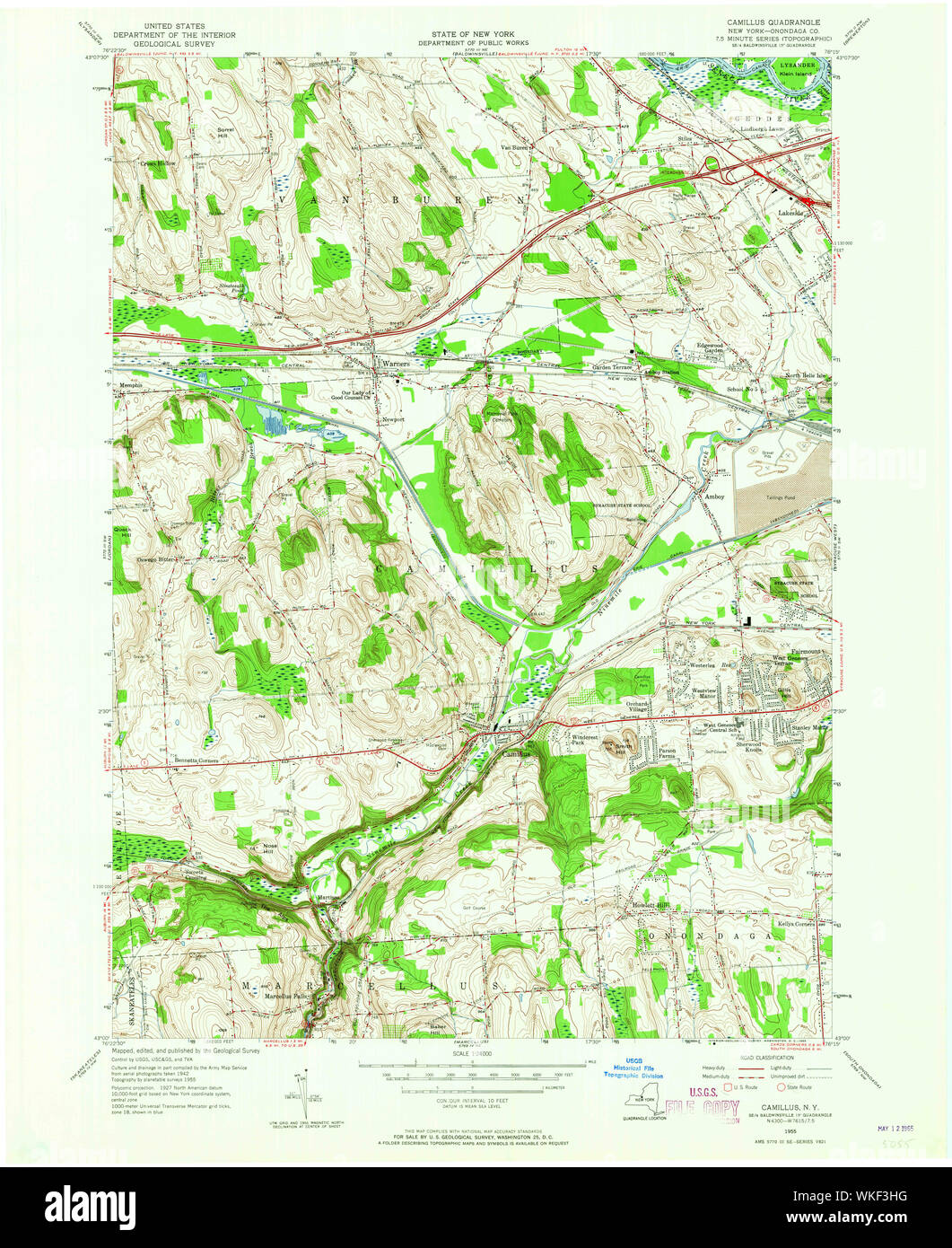 New York NY Camillus 123068 1955 24000 Restoration Stock Photo Alamy