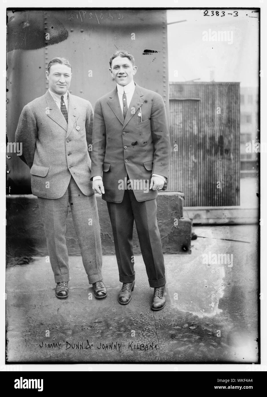 Jimmy Dunn & Johnny Kilbane Stock Photo