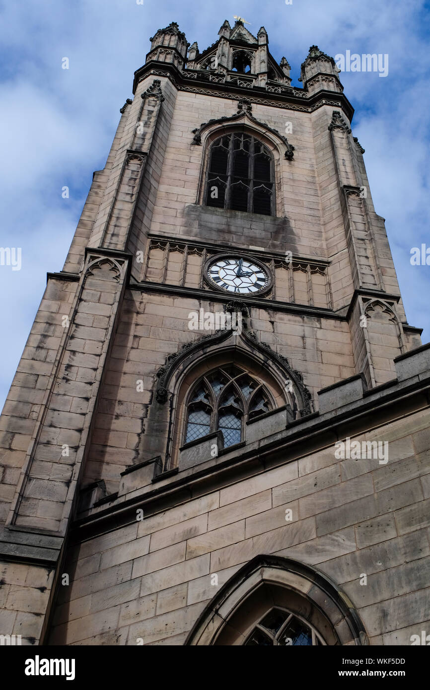 Views of Liverpool Parish Church, Our Lady and St Nicholas, Liverpool, UK Stock Photo