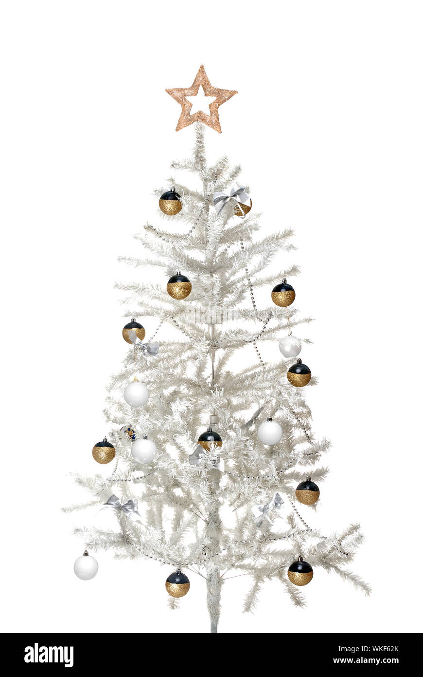 Christmas tree isolated from the white background Stock Photo - Alamy