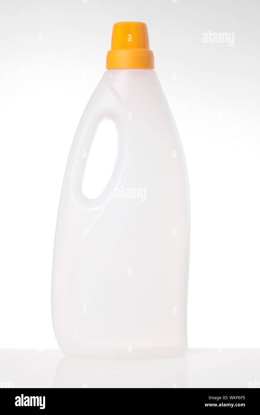 Plastic Bottle isolated on white Background Stock Photo - Alamy