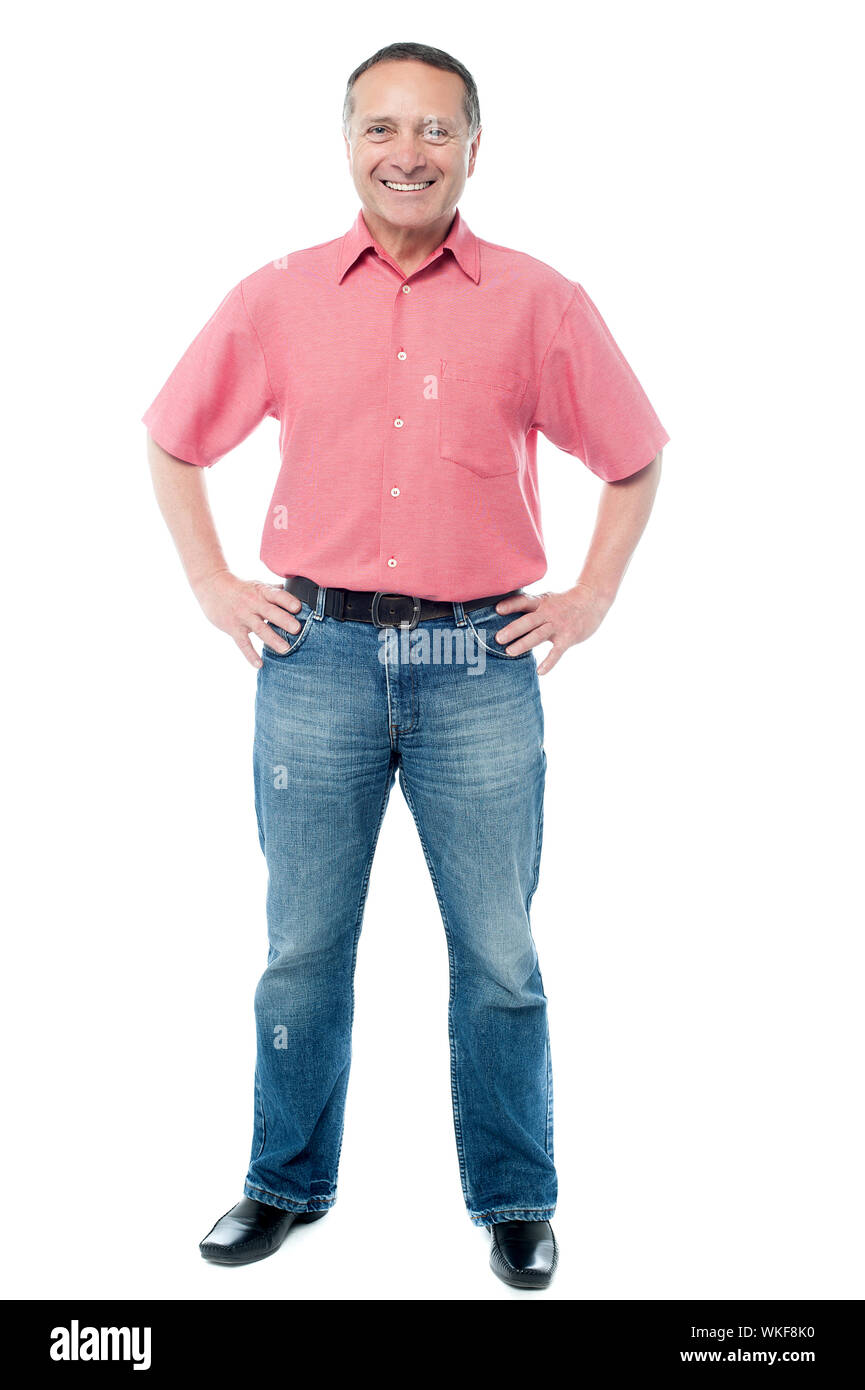 Casually dressed handsome man Stock Photo