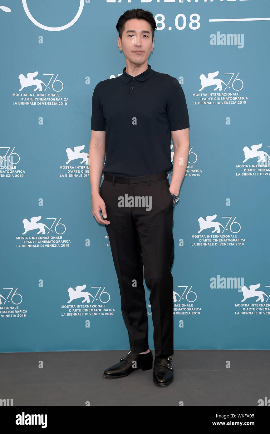 Venezia, Italy. 04th Sep, 2019. 76th Venice Film Festival 2019, Photocall film ‘Lan xin da ju yuan (Saturday fiction)'. Pictured: Mark Chao Credit: Independent Photo Agency/Alamy Live News Stock Photo