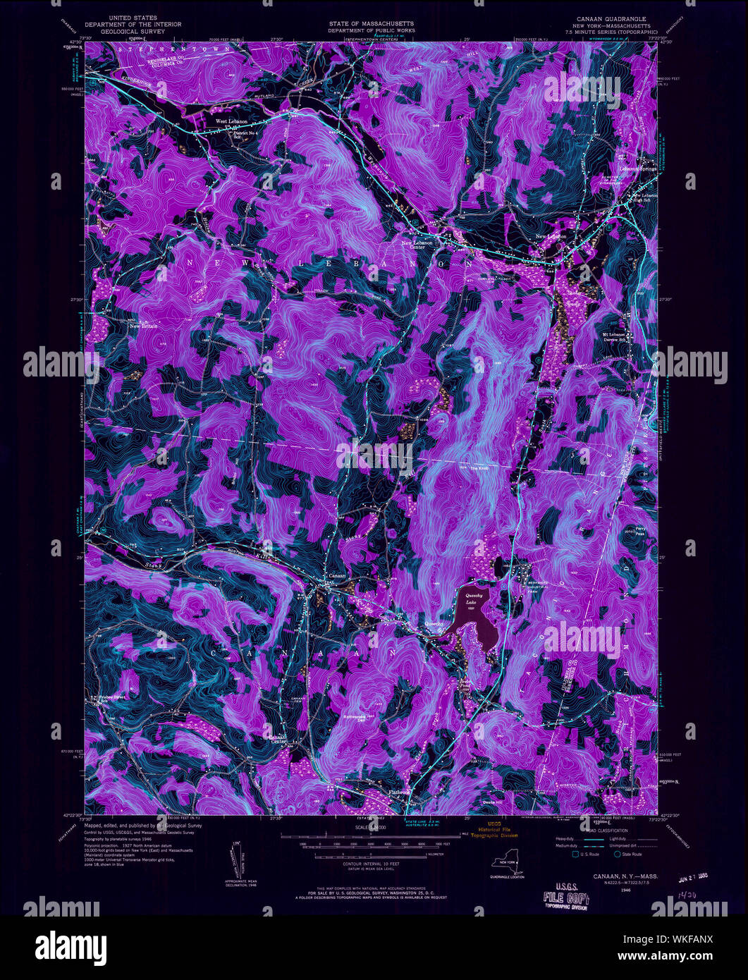 Map of new canaan new york hires stock photography and images Alamy