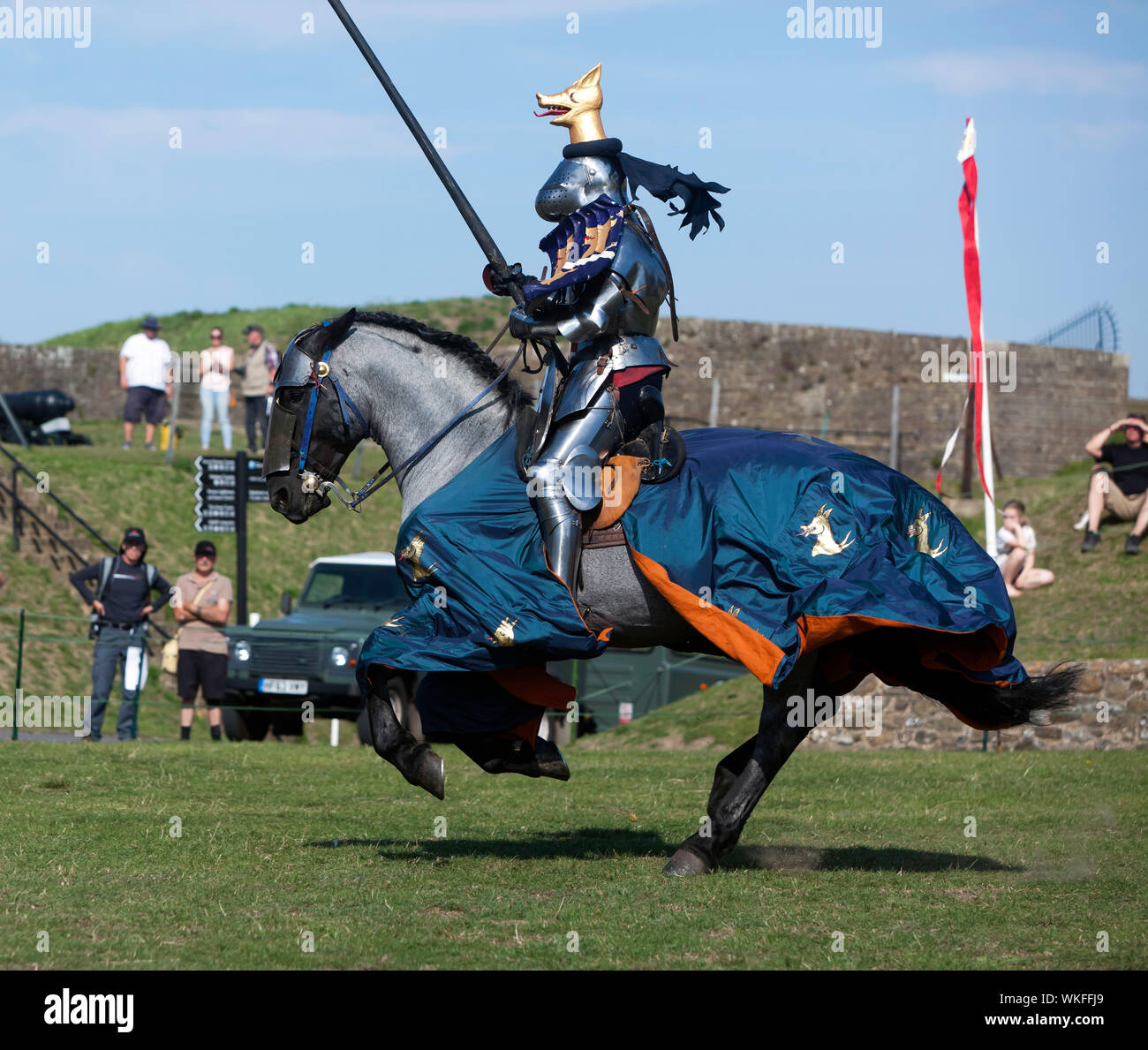 Mounted Knights in Armour, taking part in a Joust The Battle for Good