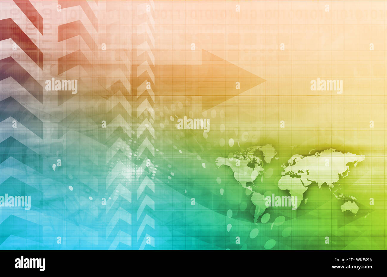 Data Management and Efficient Database System Art Stock Photo