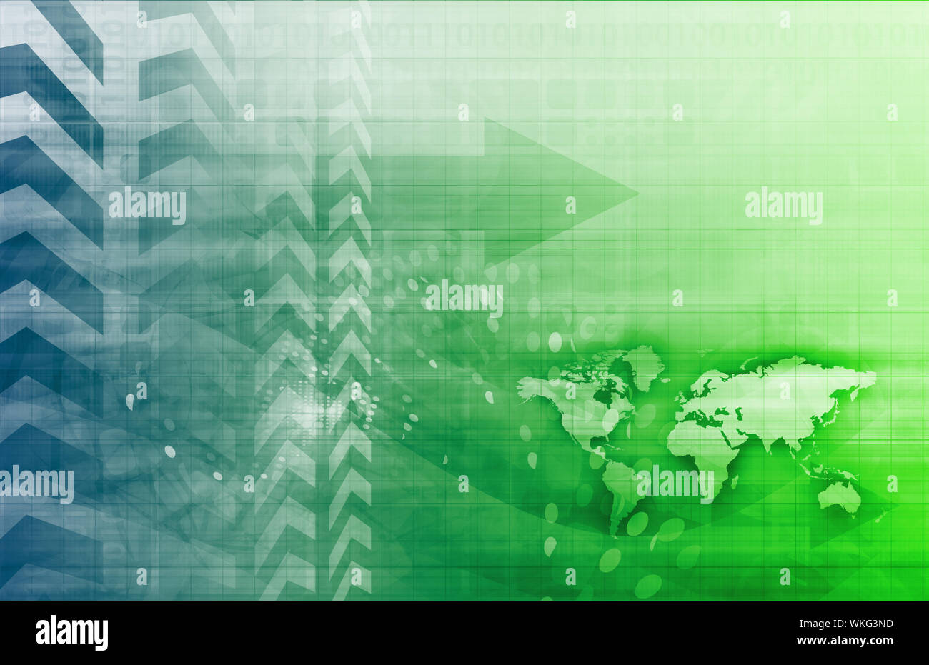 Data Management and Efficient Database System Art Stock Photo
