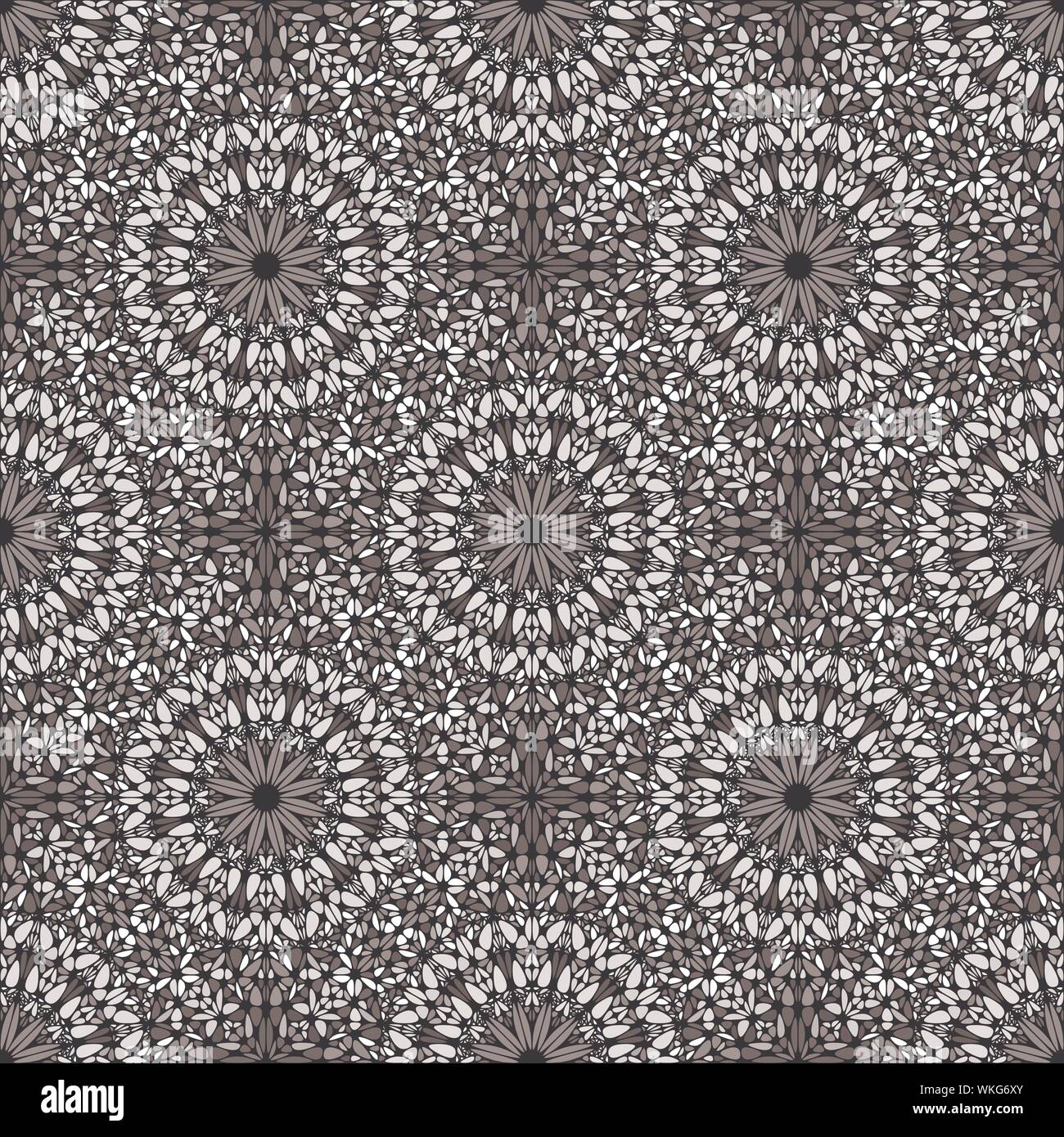 Gray oriental geometrical seamless kaleidoscope pattern background ...