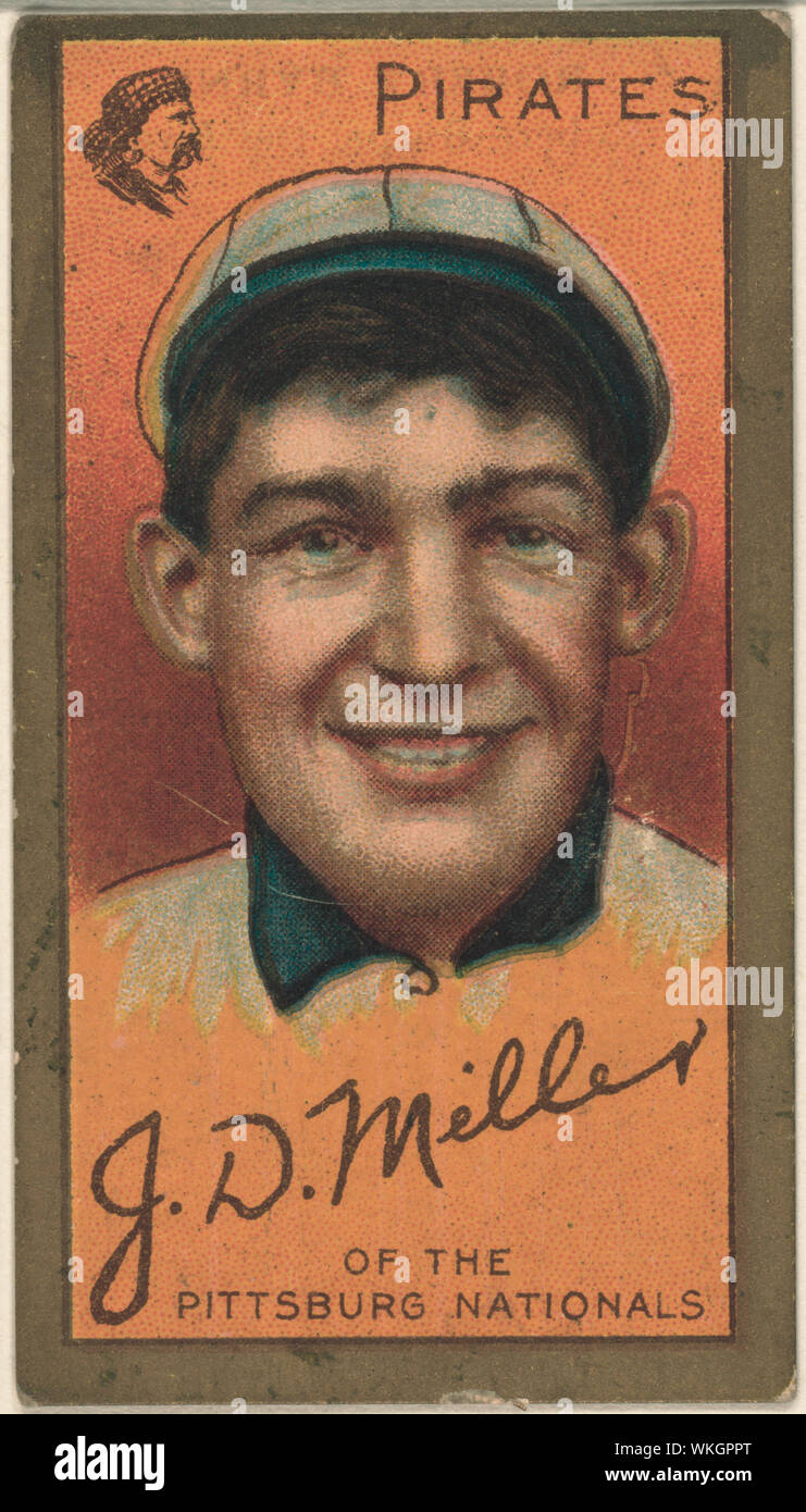 Albert Leifield, Pittsburgh Pirates, baseball card portrait