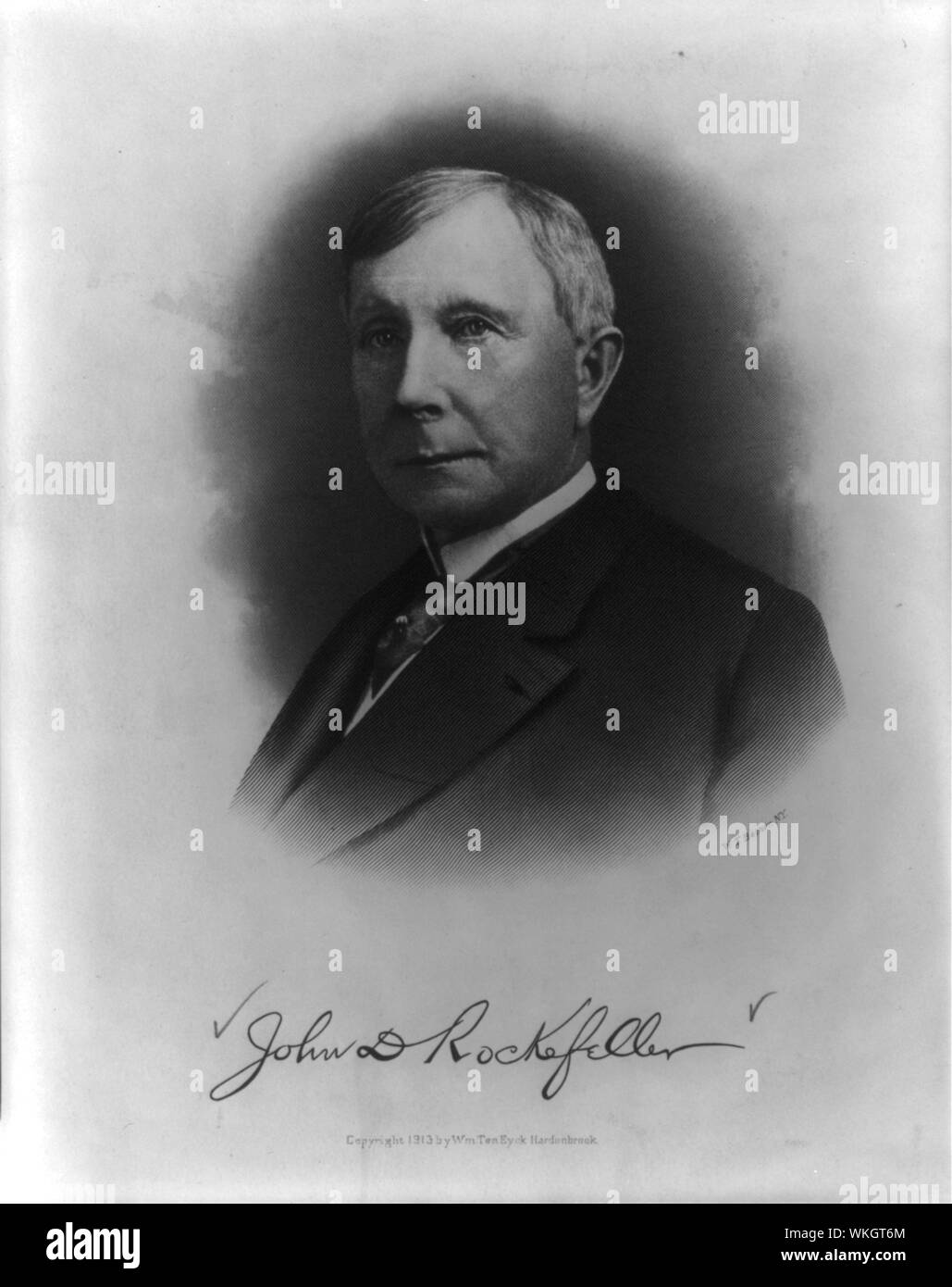 John D Rockefeller. Portrait of John Davison Rockefeller Sr (1839