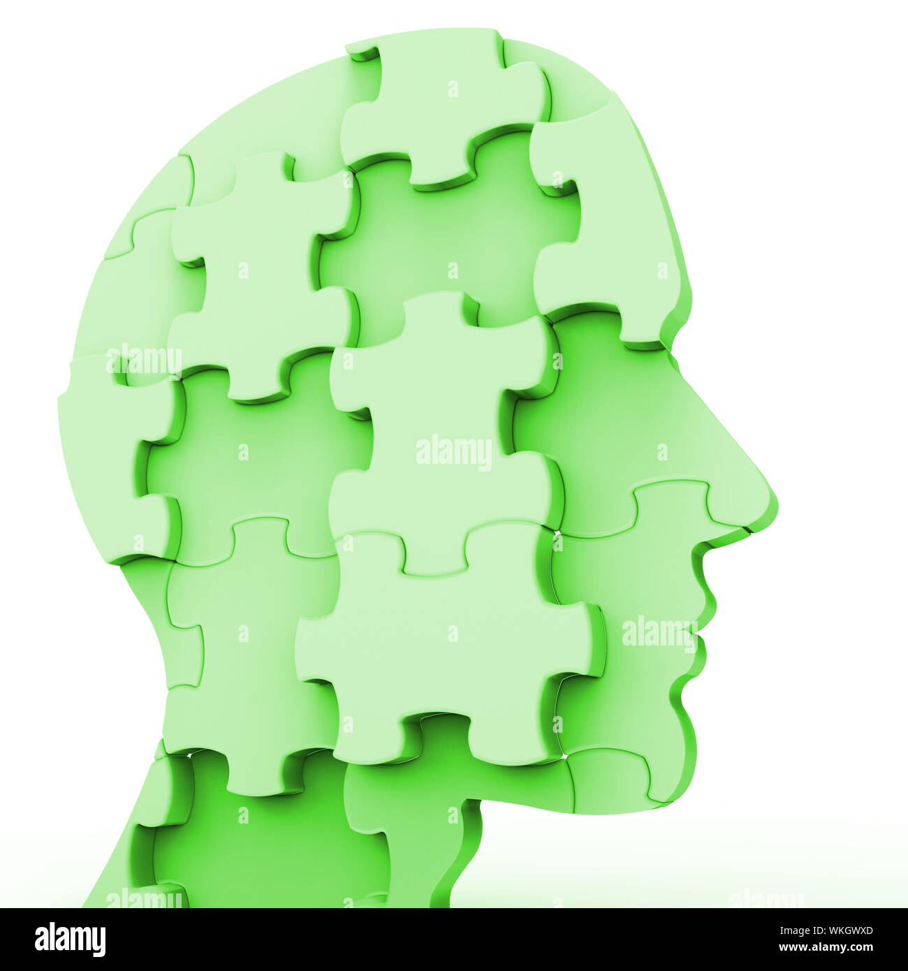 Planning Jigsaw Meaning Assemble Pieces And Objective Stock Photo Alamy