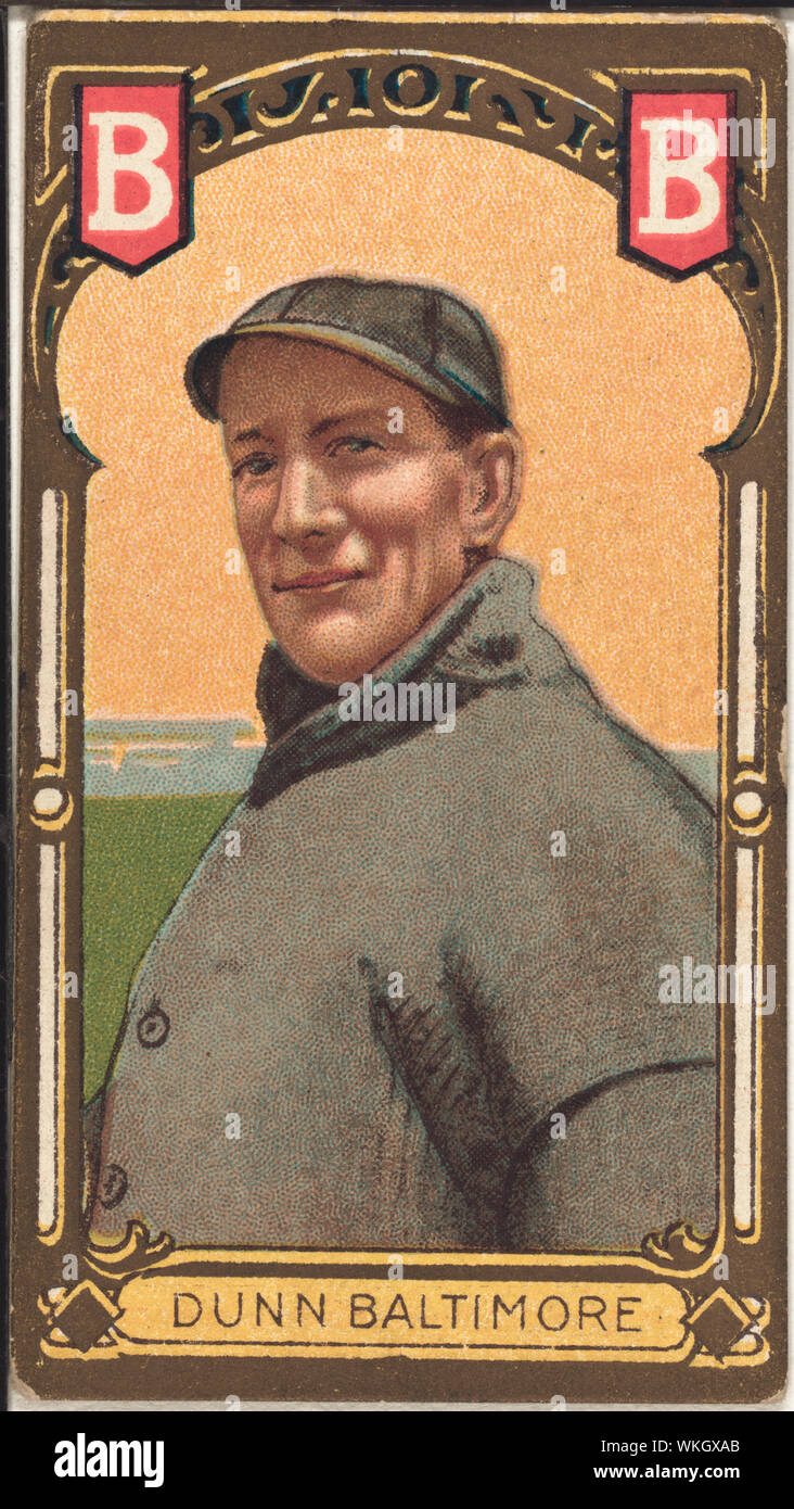 John Dunn, Baltimore Team, baseball card portrait Stock Photo