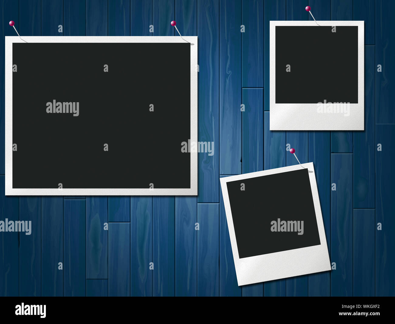 Photo Frames Meaning Text Space And Wood Stock Photo Alamy