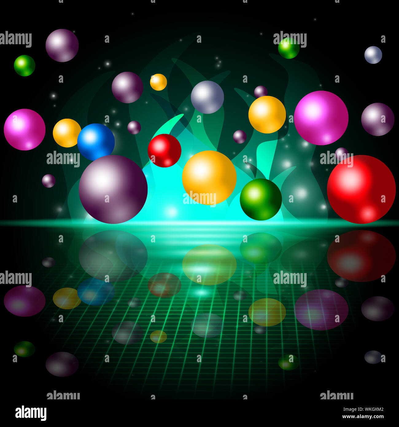 Sphere Color Meaning Spherical Spheres And Colors Stock Photo Alamy