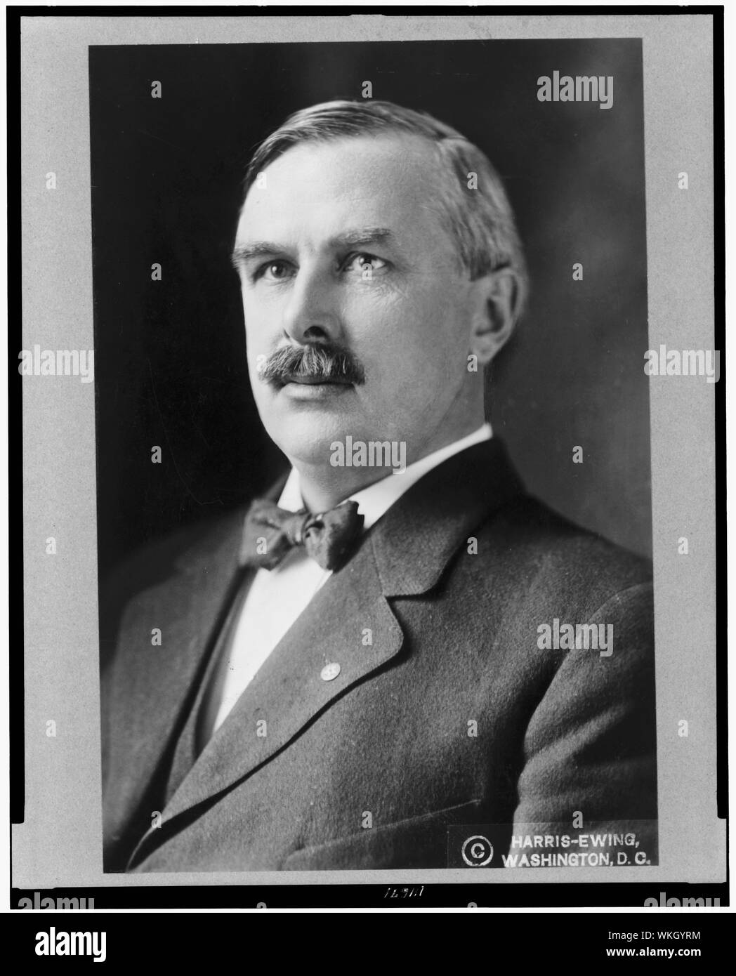 John Edward Raker, headandshoulders portrait, facing left Stock Photo