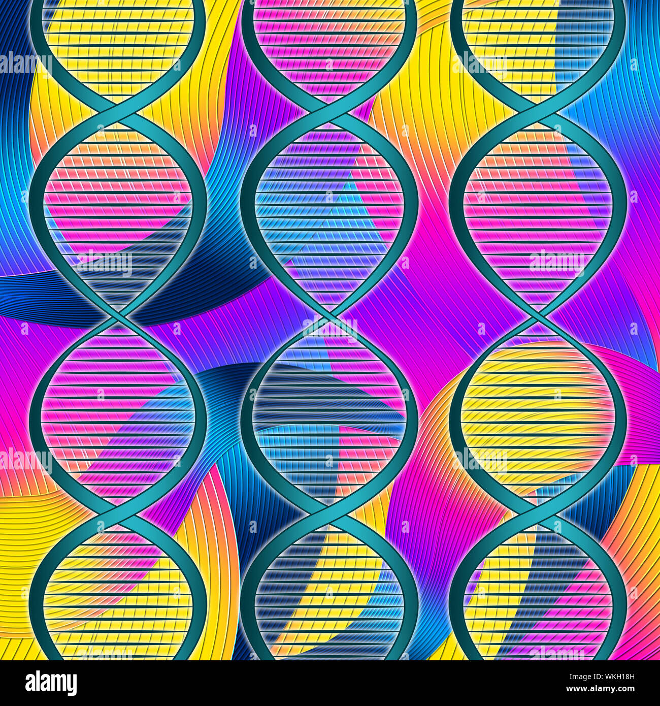Color Dna Showing Code And Stock Photo Alamy