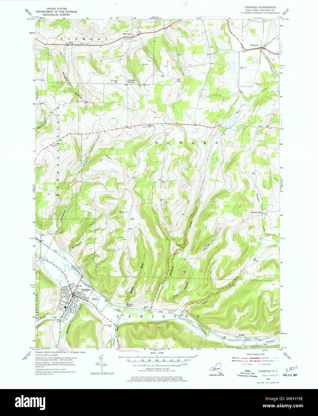 New York NY Canisteo 122782 1954 24000 Restoration Stock Photo Alamy