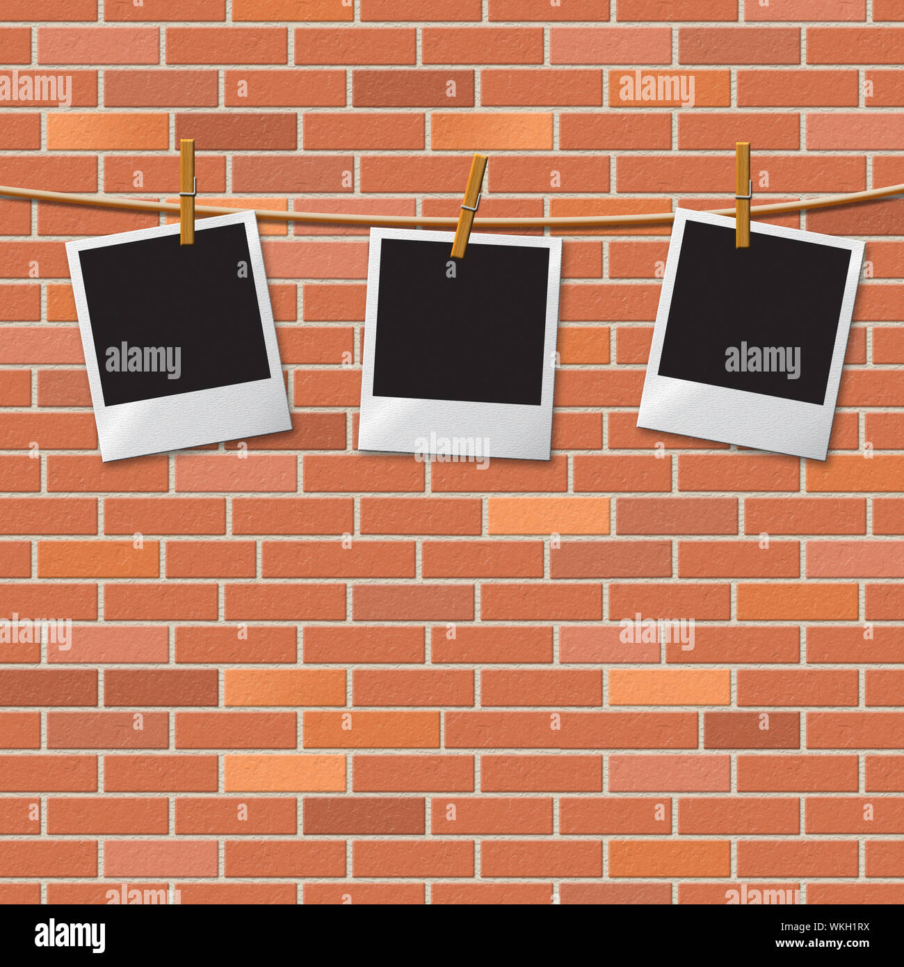 Brick Wall Meaning Empty Space And Copy Stock Photo Alamy