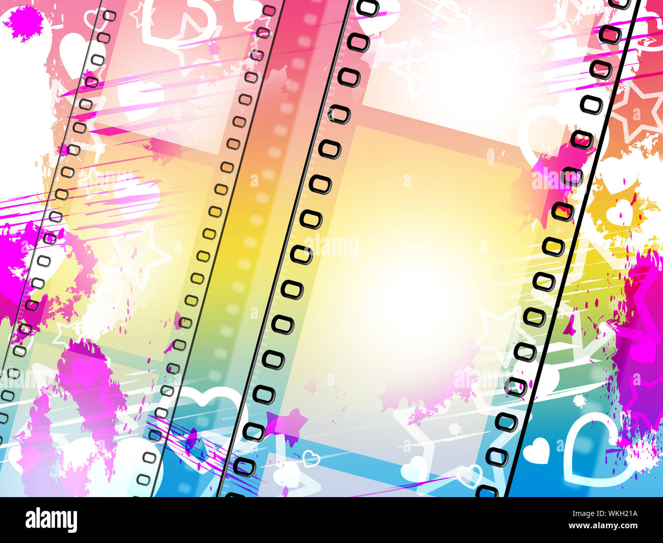 Background Filmstrip Meaning Empty Space And Design Stock Photo Alamy