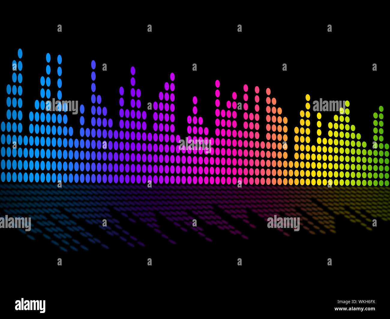 Digital Music Beats Background Showing Music Soundtrack Or Sound Pulse  Stock Photo - Alamy